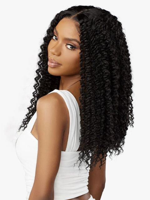 Sensationnel Butta Lace Human Hair Blend HD Lace Front Wig - KINKY WATER WAVE 18"