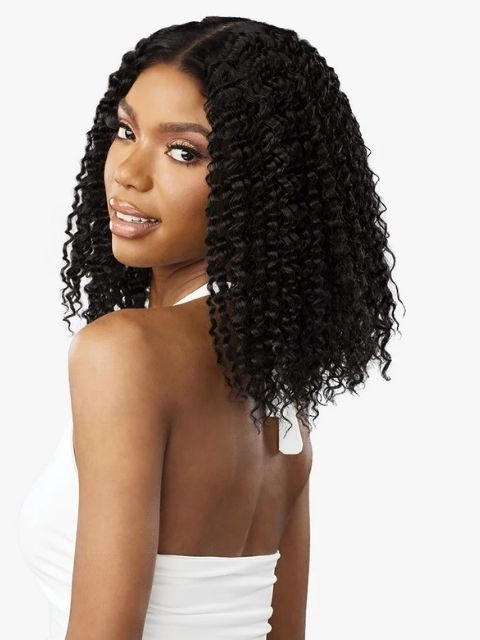 Sensationnel Butta Lace Human Hair Blend HD Lace Front Wig - WET&WAVY WATER WAVE 12"