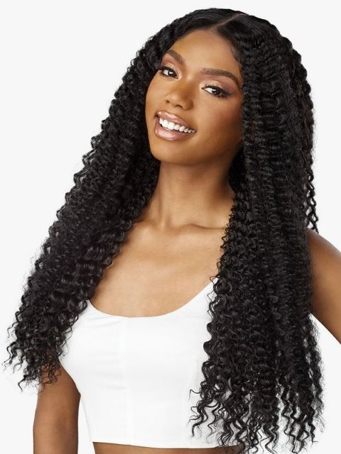 Sensationnel Butta Lace Human Hair Blend HD Lace Front Wig - WET&WAVY WATER WAVE 26"