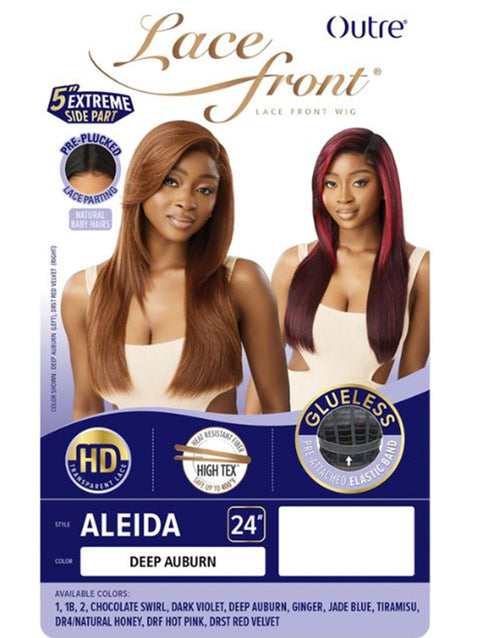 Outre HD Transparent Glueless Lace Front Wig - ALEIDA