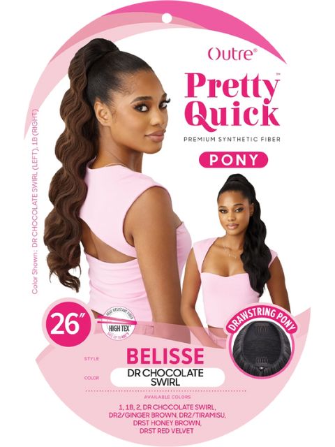 Outre Pretty Quick-Pony Drawstring Ponytail -BELISSE