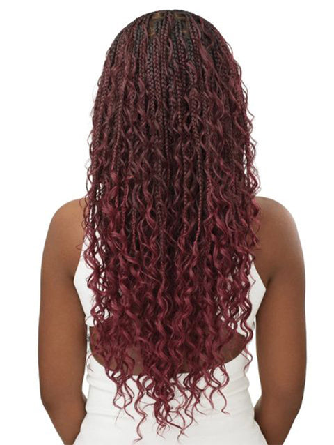 Outre 100% Fully Hand-tied Whole Lace Wig- BOHO BOX BRAIDS 28"