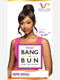 Vivica A Fox Bang N Bun Two in One Bang & Pony- BPB ROSA