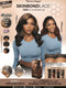 Mane Concept Brown Sugar Skin Bond Lace Pre-Cut Glueless Wig- BSSB211 13X6 GLUELESS 07