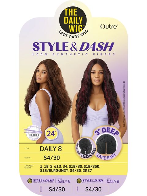 Outre Daily Style and Dash Lace Part Wig - DAILY8