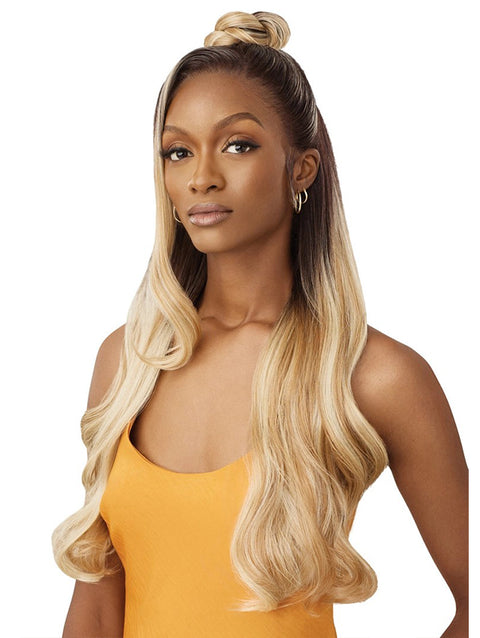 Outre  100% Human Hair Blend Airtied Wig HHB - GLAM WAVES 28"