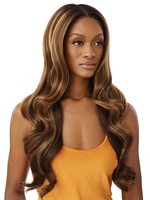 Outre  100% Human Hair Blend Airtied Wig HHB - GLAM WAVES 28"