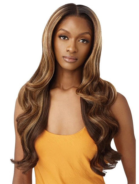 Outre  100% Human Hair Blend Airtied Wig HHB - GLAM WAVES 28"