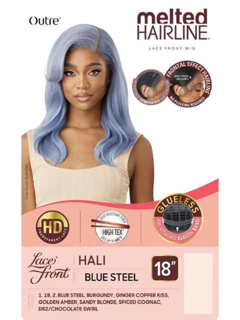 Outre Melted Hairline Premium Synthetic Glueless HD Lace Front Wig - HALI