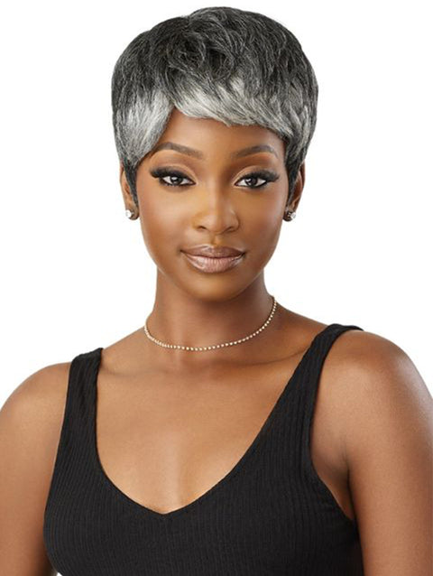 Outre Fab & Fly Gray Glamour 100% Human Hair Wig - HH-ARLETTE