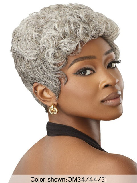 Outre Fab & Fly Gray Glamour 100% Human Hair Wig - HH-JOAN