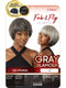 Outre Fab & Fly Gray Glamour 100% Human Hair Wig - HH-MURIEL