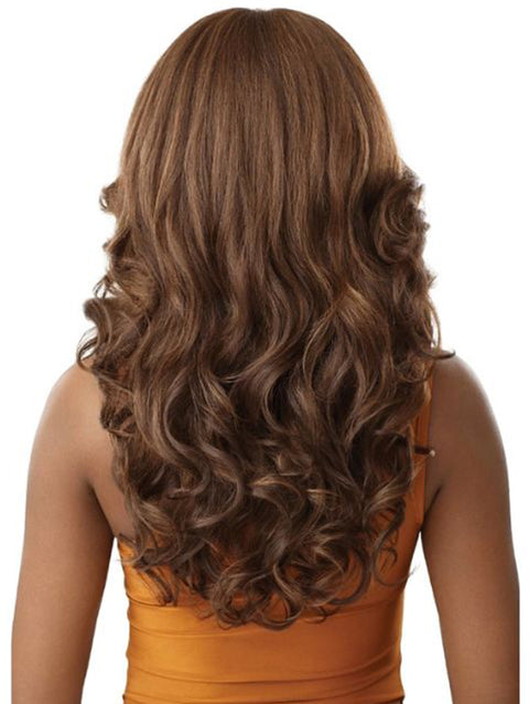 Outre 100% Human Hair Blend 5"x5" Glueless Lace Closure Wig - HHB-DREAM CURLS 20"