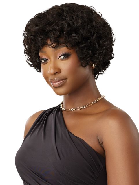 Outre Fab & Fly Gray Glamour 100% Human Hair Wig - HH-SUSETTE