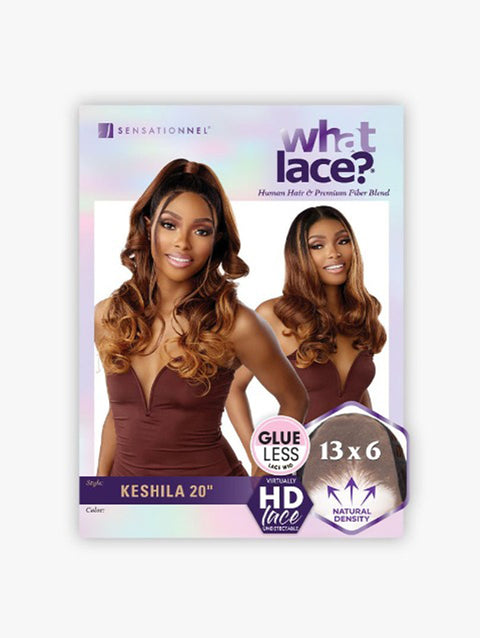 Sensationnel Cloud 9 WHAT LACE? Human Hair Blend 13x6 HD Swiss Lace Wig - KESHILA 20"