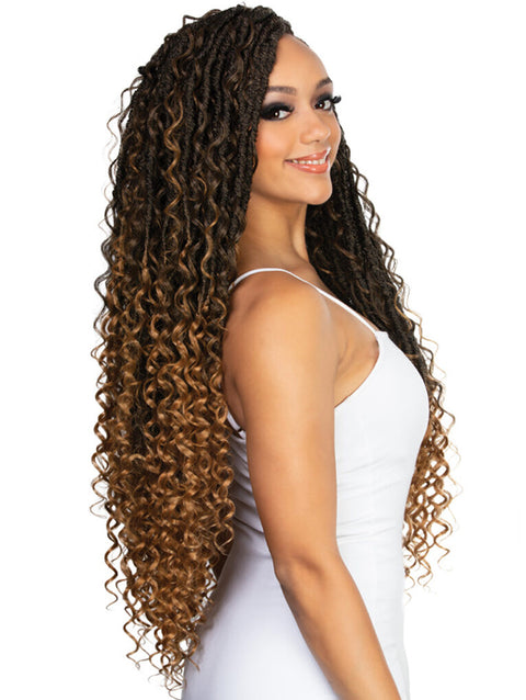 Harlem 125 Kima 2X BOHO GODDESS LOC Crochet Braid 28 KGD28