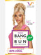 Vivica A Fox Bang & Bun Hair Pieces Lace Bang Pony- LBPB-CORAL