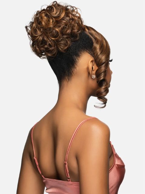 Vivica A Fox Bang & Bun Hair Pieces Lace Bang Pony- LBPB-JEAN