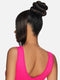 Vivica A Fox Bang & Bun Hair Pieces Lace Bang Pony- LBPB-SATIN