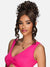 Vivica A Fox Bang & Bun Hair Pieces Lace Bang Pony- LBPB-VIOLET