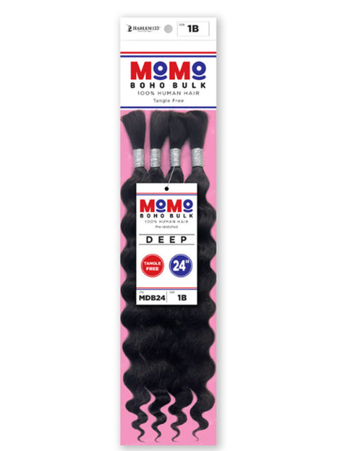 Harlem 125 Human Hair Momo Boho Pre-Stretched Deep Bulk (MDB)