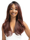 Janet Collection MELT VEIL BANG PRIME UNIMIX HD 360 with 13X6 Frontal Part Glueless Lace Wig- BATA