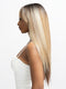 Janet Collection MELT VEIL BANG PRIME UNIMIX HD 360 with 13X6 Frontal Part Glueless Lace Wig- DOMI