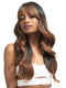 Janet Collection MELT VEIL BANG PRIME UNIMIX HD 360 with 13X6 Frontal Part Glueless Lace Wig- FUJU