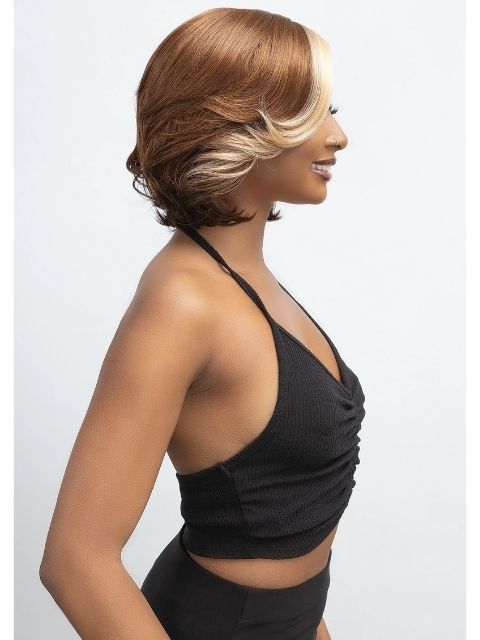 Femi Collection MS. Granny Collection 100% Premium Synthetic Deep Part Wig -NICOLE