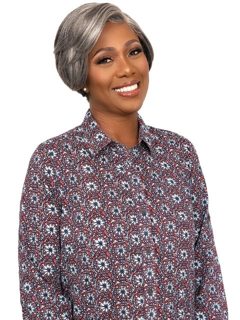 Femi Collection MS. Granny Collection 100% Premium Synthetic Deep Part Wig -SUSAN