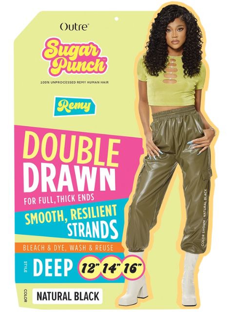 Outre SugarPunch 100% Unprocessed Human Hair Multi pack- DEEP