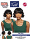 Mane Concept Trill 11A 100% Unprocessed Human Hair Full Wig-OCEAN WAVE  WITH BANG 8"(TR1133)