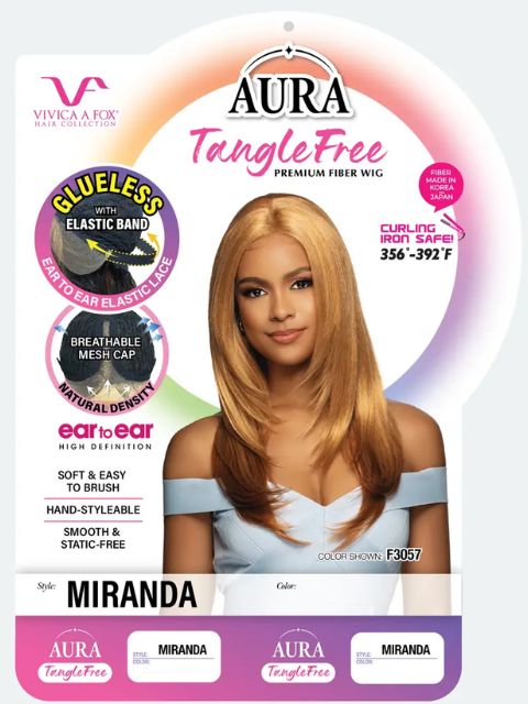 Vivica A Fox Aura Tangle Free Glueless Premium Fiber Lace Wig- MIRANDA