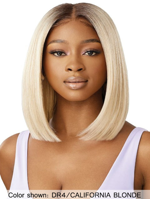 Outre  100% Human Hair Blend Airtied Wig HHB-NATURAL YAKI 12"