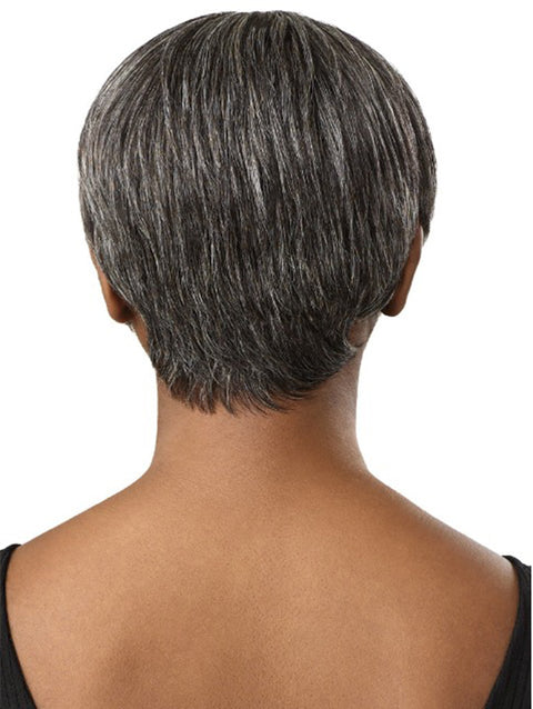 Outre Fab & Fly Gray Glamour 100% Human Hair Wig - ZAIDA