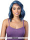 Motown Tress Premium Synthetic Spin Part HD Invisible Lace Front Wig - LDP.QUEEN