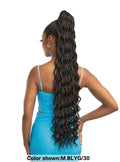 Janet Collection Remy Illusion Snatch Wrap Ponytail - DEEP 34