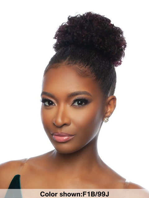 Mane Concept Pristine Queen Human Hair DrawString - PQWNT04 AFRO PUFF WNT MEDIUM
