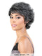 Motown Tress Human Hair Silver Gray Hair Collection Wig - SH.BRENDA