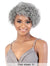 Motown Tress Human Hair Silver Gray Hair Collection Wig - SH.FIT