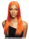 Mane Concept Trill 13A Human Hair HD Pre-Colored Lace Front Wig - TROC208 13A ORANGE STRAIGHT 28"