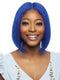 Mane Concept Trill 13A Human Hair HD 6" Deep Pre-Colored Lace Front Wig - ROYAL BLUE STRAIGHT BOB TROC2331