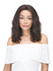 Janet Collection Natural Virgin Remy Human Hair 360 Lace Wig - NATURAL 18