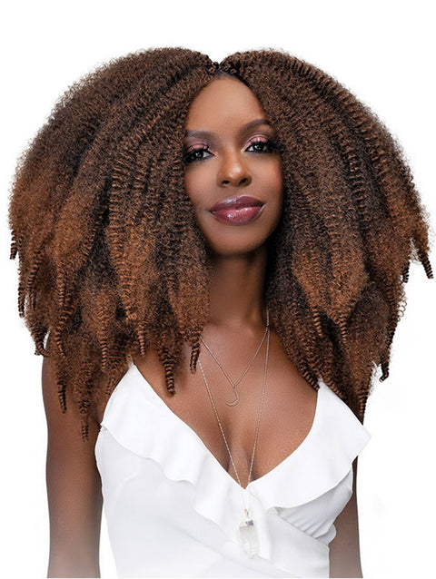 Janet Collection Nala Tress 3X AFRO SPRING Crochet Braid 36
